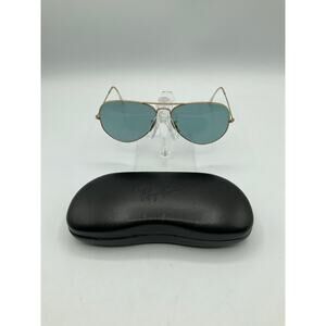 Pre-Owned Ray Ban RB 3025 Polarized Sunglasses- Gold/Blue